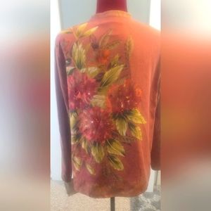 Susan Bristol silk jacket top Spring New Asian designer L pink. Women's Easter